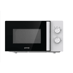 Gorenje Gorenje | MO20E1WH | Prostostoječa mikrovalovna pečica | 20 L | 800 W | Žar | Bela