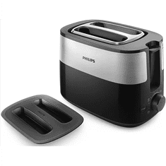 Philips Philips | HD2517/90 Daily Collection | Toaster | Moč 830 W | Število vtičnic 2 | Material ohišja plastika | Črna/nerezno jeklo