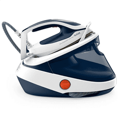 Tefal TEFAL | Parna postaja Pro Express | GV9712E0 | 3000 W | 1,2 L | 7,7 bara | Samodejni izklop | Funkcija navpične pare | Funkcija Calc-clean | Bela/modra