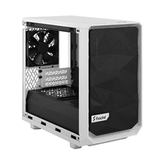 Fractal Design Fractal Design | Meshify 2 Nano | Stransko okno | Bela TG prozorna barva | ITX | Priložen napajalnik Ne | ATX