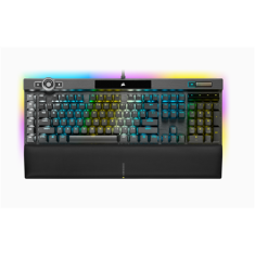 Corsair Corsair | K100 RGB optična | Mehanska gaming tipkovnica | ZDA | Žična | Črna/rdeča