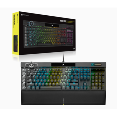 Corsair Corsair | K100 RGB optična | Mehanska gaming tipkovnica | ZDA | Žična | Črna/rdeča