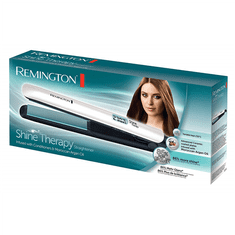 Remington Remington | Ravnalnik las | S8500 Shine Therapy | Keramični ogrevalni sistem | Zaslon Da | Temperatura (max.) 230 °C | Število stopenj ogrevanja 9 | Srebrna