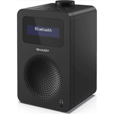 Sharp Sharp DR-430(BK) Digitalni radio, FM/DAB/DAB+, Bluetooth 5.0, polnočno črna Sharp | polnočno črna | DR-430(BK) | Digitalni radio | Bluetooth | FM radio | izhod za slušalke