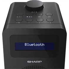 Sharp Sharp DR-430(BK) Digitalni radio, FM/DAB/DAB+, Bluetooth 5.0, polnočno črna Sharp | polnočno črna | DR-430(BK) | Digitalni radio | Bluetooth | FM radio | izhod za slušalke