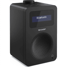 Sharp Sharp DR-430(BK) Digitalni radio, FM/DAB/DAB+, Bluetooth 5.0, polnočno črna Sharp | polnočno črna | DR-430(BK) | Digitalni radio | Bluetooth | FM radio | izhod za slušalke