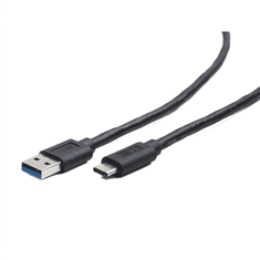 CABLEXPERT Cablexpert | USB-C | Moški | 9-pinski USB tipa A | Moški | Črna | 24-pinski USB-C | 1 m kabla