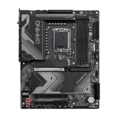 Gigabyte Gigabyte | Z790 GAMING X AX 1.0 M/B | Družina procesorjev Intel | Procesorska vtičnica LGA1700 | Pomnilnik DDR5 DIMM | Pomnilniške reže 4 | Podprti vmesniki za trdi disk SATA, M.2 | Število priključko