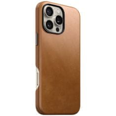 Nomad Traditional Leather case, english Tan-C, iPhone 16 Pro Max