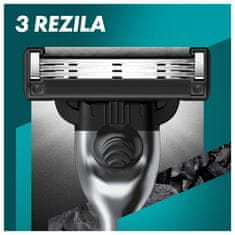 Gillette Mach3 System H+6 Charcoal moška britvica