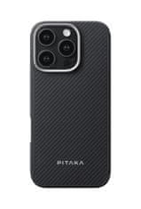 Pitaka MagEZ Case 5, Black/Grey Twill - iPhone 16 Pro