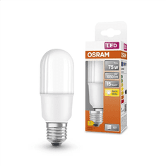 Osram Osram Parathom Stick LED FR 75, nezatemnljiva sijalka LED 9W/827 E27 | Toplo bela