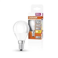 Osram Osram Parathom Classic P LED 40 neuporabna žarnica 4,9 W/827 E14 Osram | Parathom Classic P LED | E14 | 4,9 W | Topla svetloba