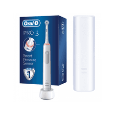 Oral-B Oral-B | Pro3 3500 Sensitive Cleaning | Električna zobna ščetka | Prilagojena | Za odrasle | bela | 1 priložena konica ščetke | 3 načini čiščenja