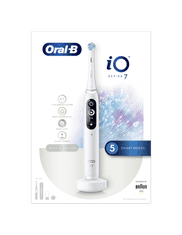 Oral-B Oral-B | Električna zobna ščetka | iO Series 7N | Brezžična | Za odrasle | Število vključenih glav ščetke 1 | Število načinov ščetkanja 5 | White Alabaster