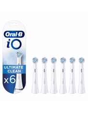 Oral-B Oral-B | Zamenjava ščetke | iO Ultimate Clean | Glave | Za odrasle | Število vključenih glav ščetke 6 | Število načinov ščetkanja N/A | Bela