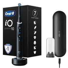 Oral-B Oral-B | Električna zobna ščetka | serija iO10 | Polnilna | Za odrasle | Število vključenih glav ščetke 1 | Število načinov ščetkanja 7 | Cosmic Black