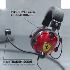 Thrustmaster Thrustmaster | Gaming Headset | DTS T Racing Scuderia Ferrari Edition | Žične | V ušesih | Rdeče-črne