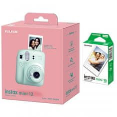 FujiFilm Fujifilm | Instax Mini 12 + Instax Mini Glossy (10 kosov) | Mint Green | 800