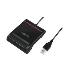 LogiLink Logilink | Čitalnik kartic USB 2.0, za pametne značke | CR0047 | Čitalnik kartic