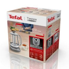 Tefal Kuhalnik TEFAL Tastea | BJ551B10 | čajnik | 1400 W | 1,5 L | steklo | 360° vrtljivo podnožje | siva/bela