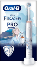 Oral-B Oral-B | Električna zobna ščetka | Frozen Pro Series 3 | Polnilna | Za otroke | Število vključenih glav ščetke 1 | Število načinov ščetkanja 3 | Bela