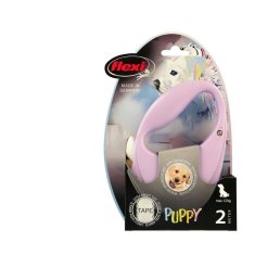 Flexi Pasji svinec Flexi Puppy 2 m Roza