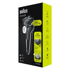 Braun Brivnik Braun 51-W1600s Čas delovanja (max) 50 min Mokro in suho Črno/belo