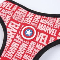 MARVEL Pas za psa Marvel obrnljiv S/M Rdeča