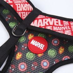 MARVEL Pas za psa Marvel obrnljiv S/M Rdeča