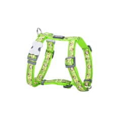 RED DINGO Pas za psa Red Dingo STYLE MONKEY LIME GREEN 36-54 cm 30-48 cm