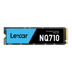 Lexar Lexarjev SSD disk NVMe | NQ710 | 1000 GB | format M.2 2280 SSD | vmesnik SSD PCIe Gen4x4 | hitrost branja 5000 MB/s | hitrost pisanja 3300 MB/s