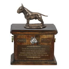 Artdog Bull Terrier, Bully I - urn for dog ashes, urn with a statuette, personalized urn for dog ashes by Art-Dog brand