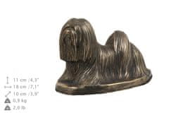 Artdog Lhasa Apso - urna za pasji pepel, urna s kipcem, personalizirana urna za pasji pepel znamke Art-Dog