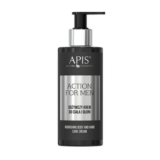 APIS Apis action za moške - negovalna krema za telo in roke 300 ml