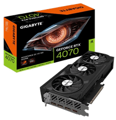 Gigabyte GeForce RTX 4070 Windforce OC V2 grafična kartica, 12 GB, GDDR6 (GV-N4070WF3OCV2-12GD)