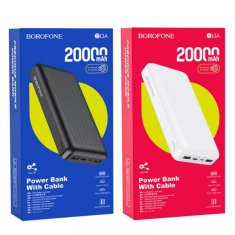 Prenosna baterija BJ3A powerbank 20000 mAh 2x USB bel