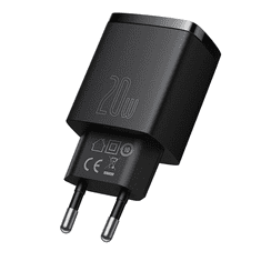 Adapter CCXJ-B01 hišni polnilec 220V Super-SI Quick Charge 20W vhod USB A in Type C - Original (EU Blister) črn