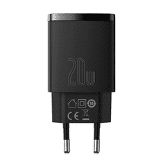 Adapter CCXJ-B01 hišni polnilec 220V Super-SI Quick Charge 20W vhod USB A in Type C - Original (EU Blister) črn