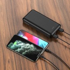 Prenosna baterija BJ3A powerbank 20000 mAh 2x USB črn