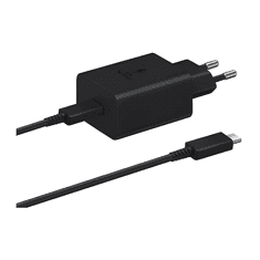 Hišni polnilec Super Fast Charge EP-T4510XBE 45W + kabel EP-DN975BBE TYPE C črn - original