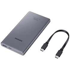 Original zunanja baterija EB-P3300XJE powerbank 10000 mAh 25W Super Fast Charge Type C - srebrn