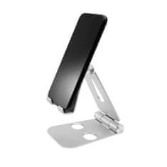 Namizno stojalo FIXED Frame PHONE za mobilne telefone, aluminijasto srebrno