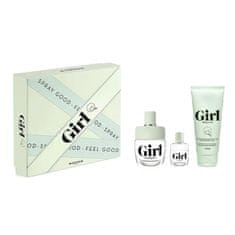 shumee Girl set toaletna voda v spreju 100 ml + toaletna voda miniaturna 4,5 ml + piling gel za prhanje 100 ml