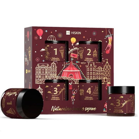 shumee Bordo Box set sojinih sveč 4x100 ml