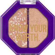 shumee Know Your Worth Duo Eyeshadow senčila za oči 3 Selfish 5 g