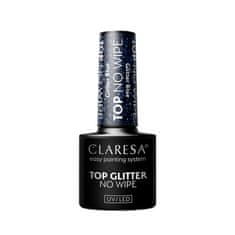 shumee Top Glitter No Wipe hibridni top z bleščicami Glitter Blue 5 g