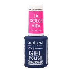 Andreia Gel lak za nohte Andreia La Dolce Vita DV5 Vibrant Pink 10,5 ml