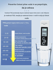 Homey Tester za analizo pitne vode | Merilnik trdote vode | EC in TDS meter | Test pitne vode