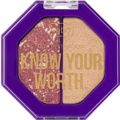 shumee Know Your Worth Duo Eyeshadow senčila za oči 2 But First: Me 5 g